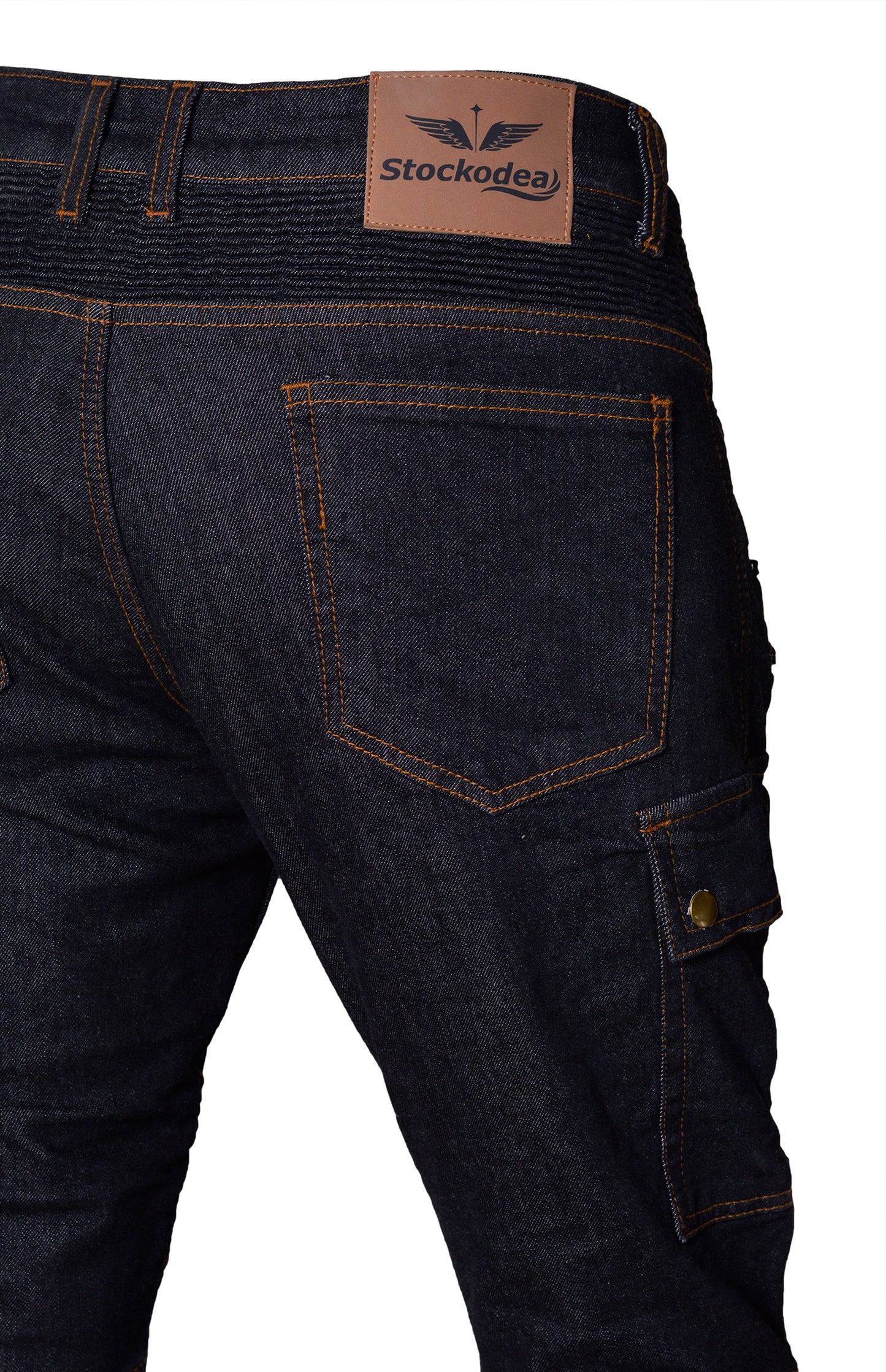 Men’s Denim Kevlar-Lined Motorcycle Jeans