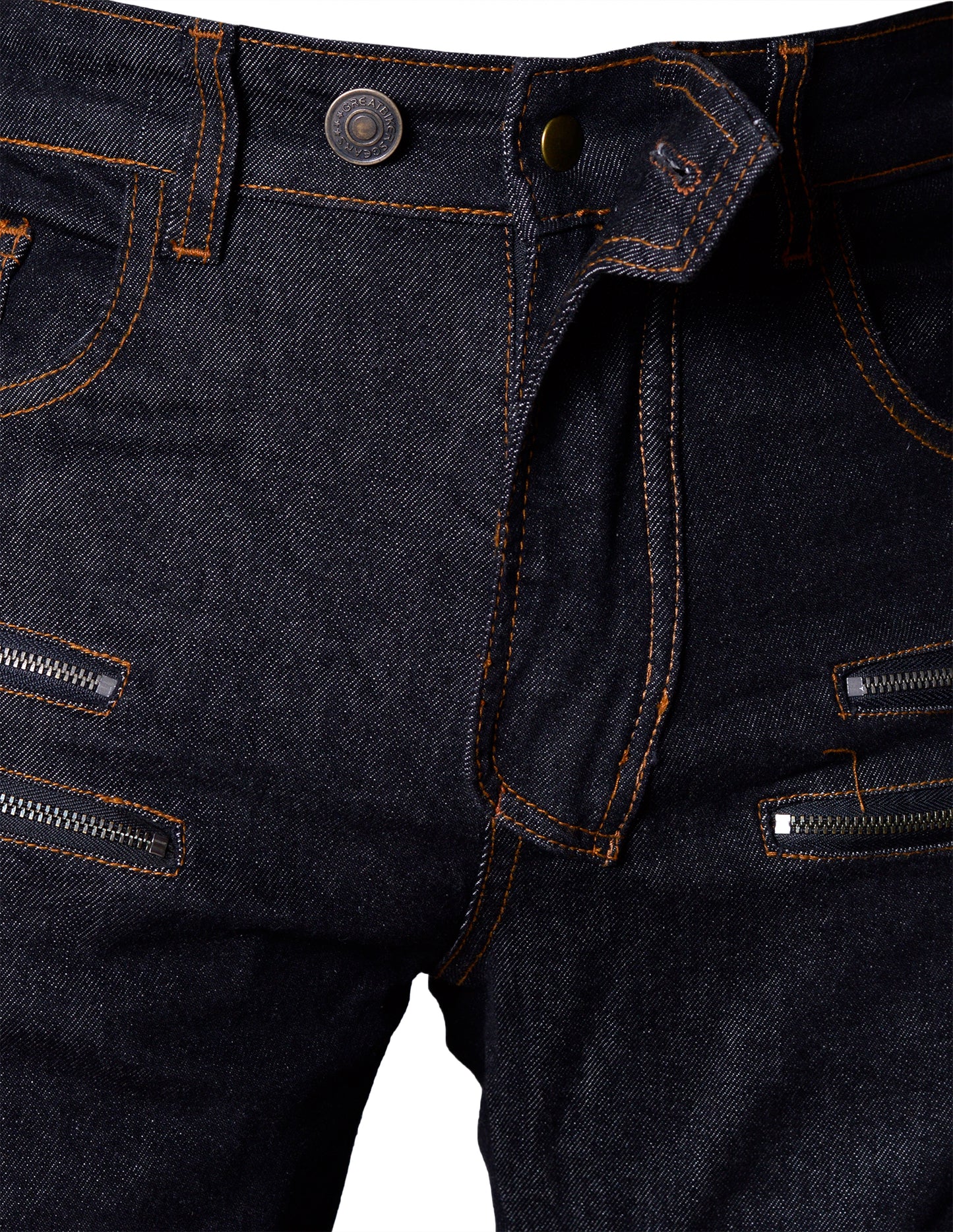 Men’s Denim Kevlar-Lined Motorcycle Jeans