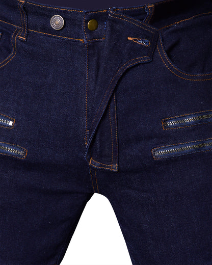 Men’s Denim Kevlar-Lined Motorcycle Jeans