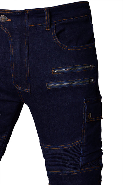 Men’s Denim Kevlar-Lined Motorcycle Jeans
