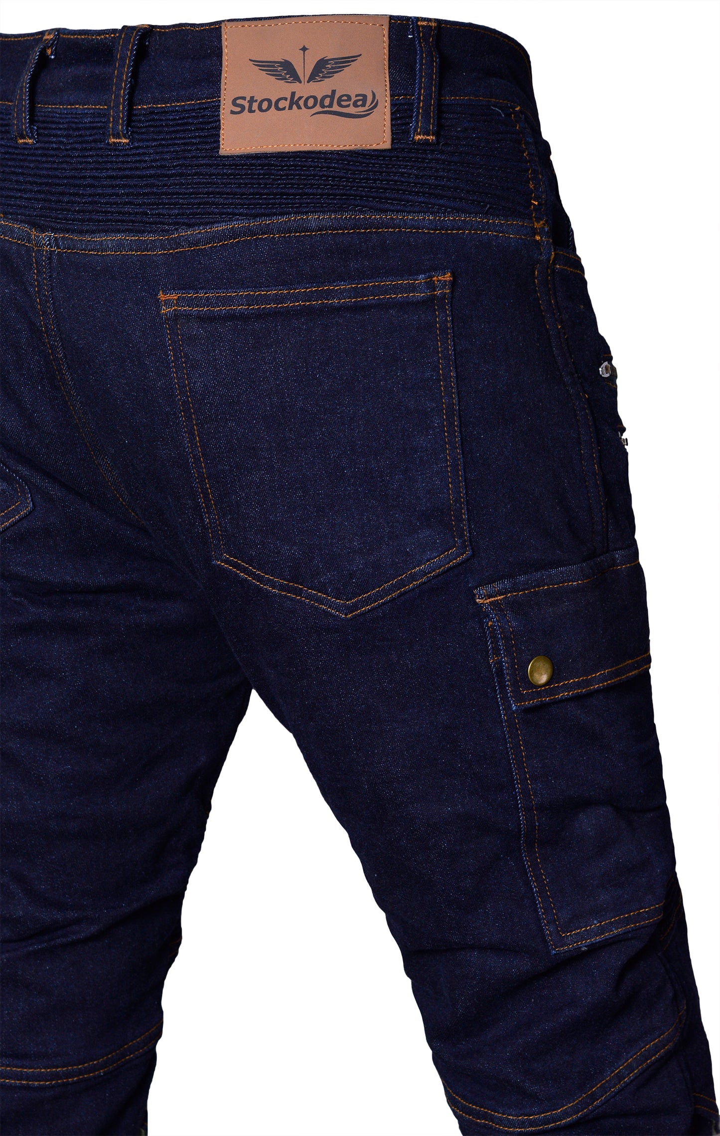Men’s Denim Kevlar-Lined Motorcycle Jeans