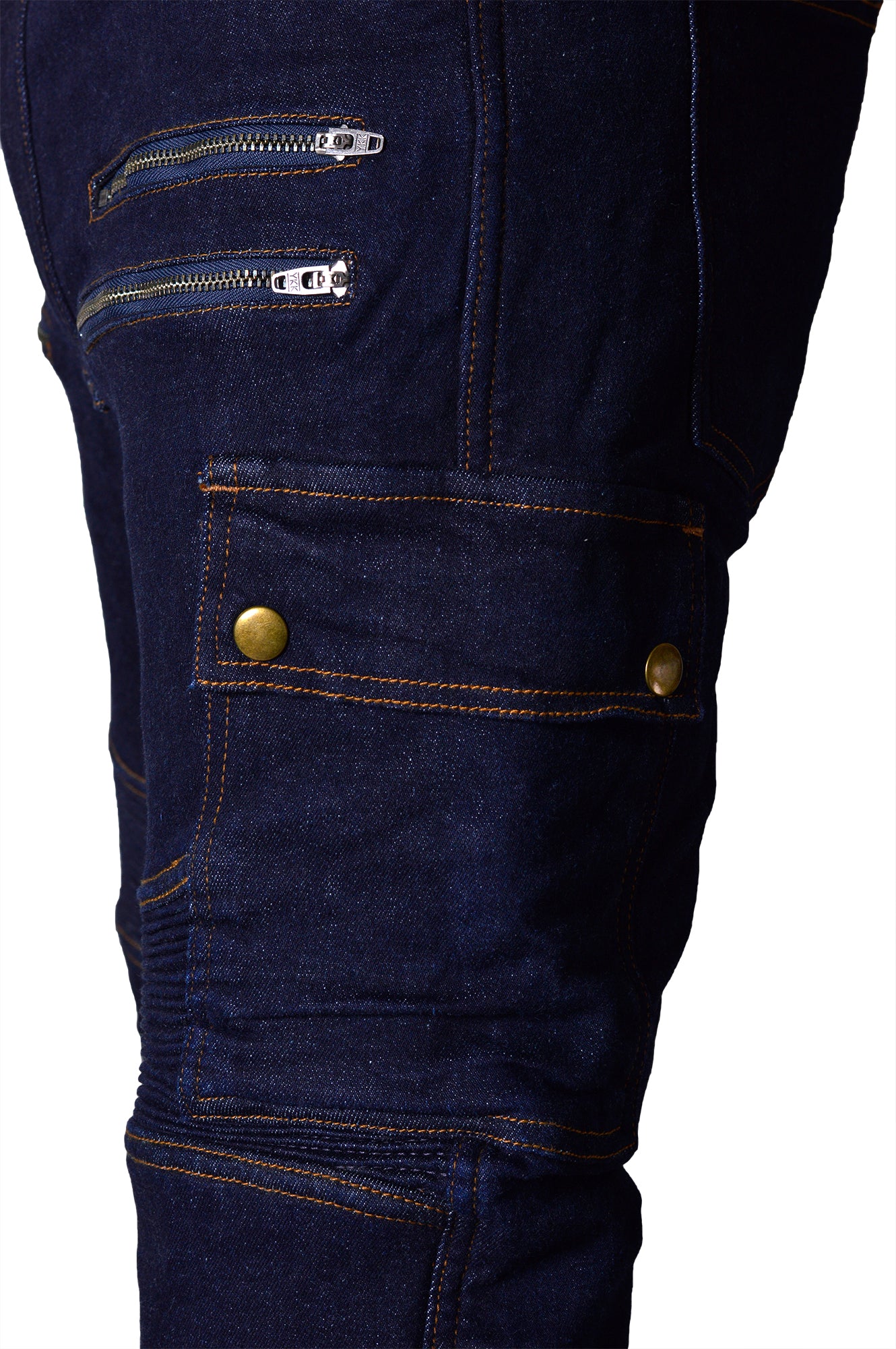 Men’s Denim Kevlar-Lined Motorcycle Jeans