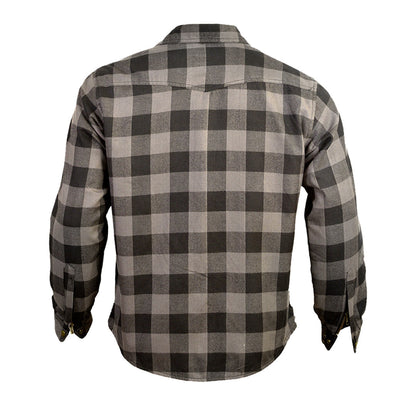 Men’s Flannel Motorcycle Kevlar Shirt