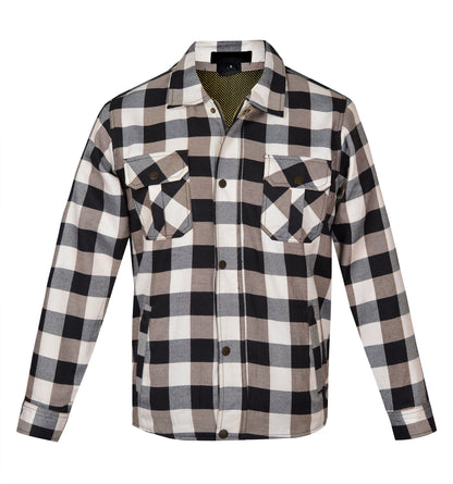 Men’s Flannel Motorcycle Kevlar Shirt