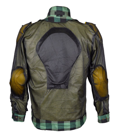 Men’s Flannel Motorcycle Kevlar Shirt