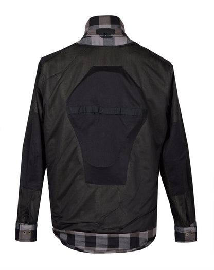 Men’s Flannel Motorcycle Kevlar Shirt